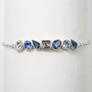 Touchstone Crystals shades of blue necklace